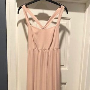 Show Me Your Mumu June Maxi Dress- Dusty Blush Crisp